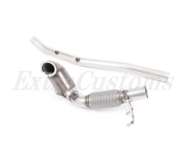 MILLTEK ダウンパイプ 200セル Milltekキャタバック用 アウディ S3 2.0 TFSI quattro Sedan 8V.2 (GPF Equipped Models Only)拍卖