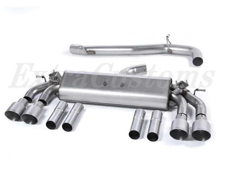 MILLTEK アウディ GPF装着車 S3 2.0 TFSI quattro Sedan 8V.2(GPF Equipped Models Only)non-resonated チタン ラウンド 拍卖