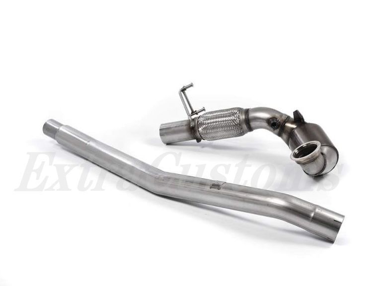 MILLTEK ダウンパイプ,アウディ S3 2.0 TFSI QUATTRO SPORTBACK 8V 純正キャタバックエキゾースト Eマーク付き触媒付き拍卖