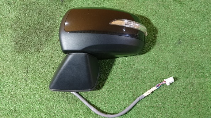 スバル ステラ カスタム RS LA110F サイドミラー ウィンカーライト付 左 純正 ドアミラー 87940-B2D80 COLOR X07拍卖