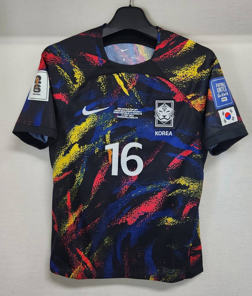 2022-23 韓国 KFA Korea(A)#16 黄 義助 ファン・ウィジョ Hwang Uijo 2026W杯予選 中国戦仕様 L拍卖