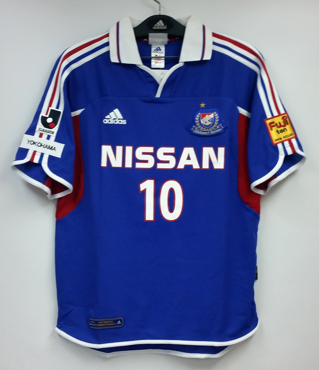 01 横浜 F・マリノス yokohama(H)#10 中村俊輔 NAKAMURA 半袖 Jリーグ仕様 adidas正規 JASPO S拍卖