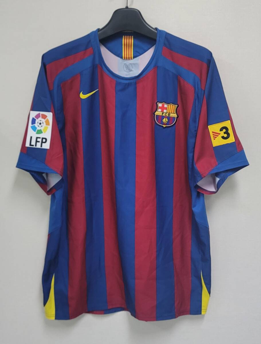 05-06バルセロナ(H)#30 メッシ MESSI 半袖 正規NIKE リーガ仕様 S拍卖