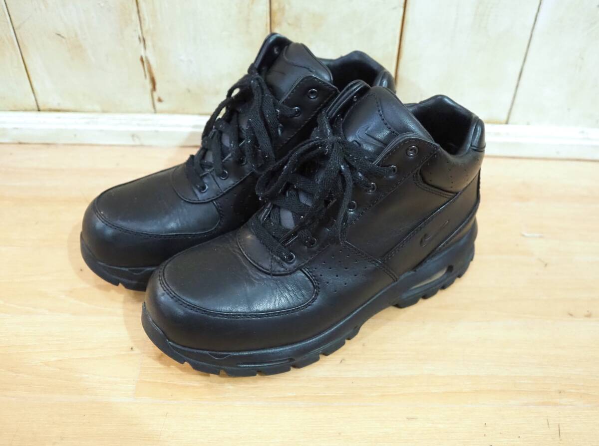 レア!◆NIKE ACG AIR MAX GOADOME ゴアドーム エアマックス トリプルブラック/黒 US9 ウォータープルーフ レザー◆拍卖