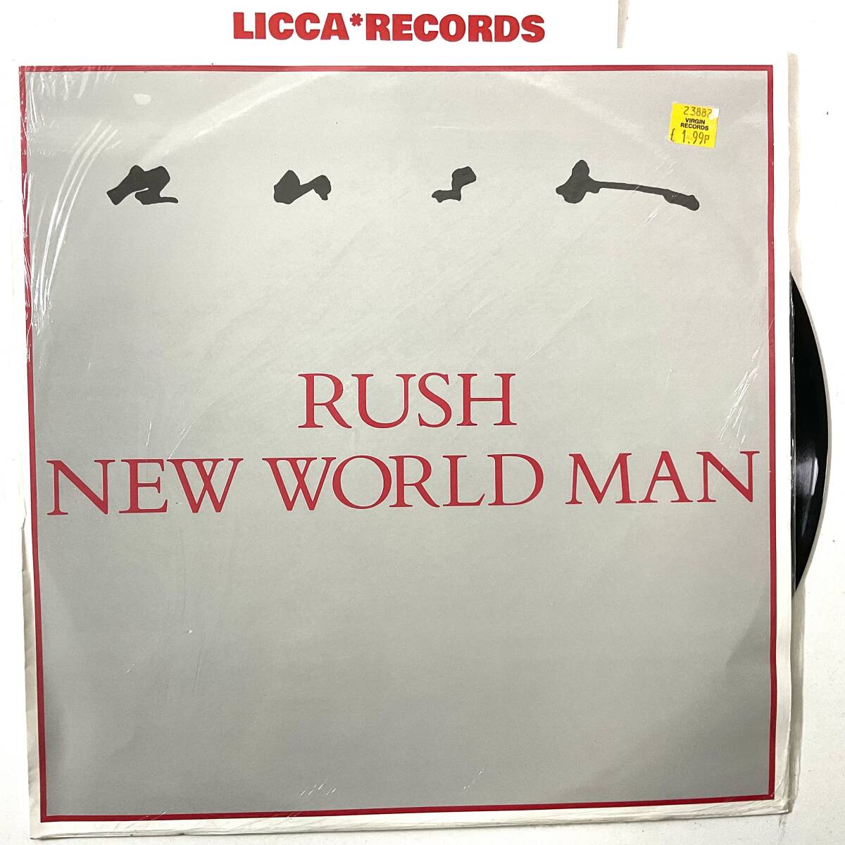 美盤 RARE Rush - New World Man UK 1982 ORIGINAL previously unreleased Mercury RUSH812 シュリンク 12“ レコード LICCA*RECORDS 840拍卖