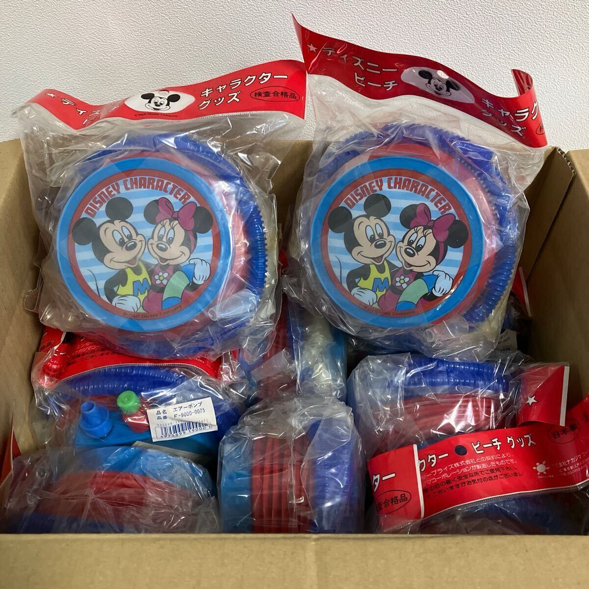 e711③100 未使用 ディズニー ビーチグッズ エアーポンプ 10個 セット まとめて 日本製 レトロ 劣化の可能性有 おもちゃ ミッキーマウス拍卖