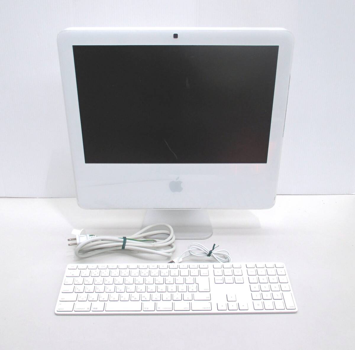 Apple iMac A1195 デスクトップパソコン 17インチ キーボード付き 通電のみ確認済みです☆拍卖