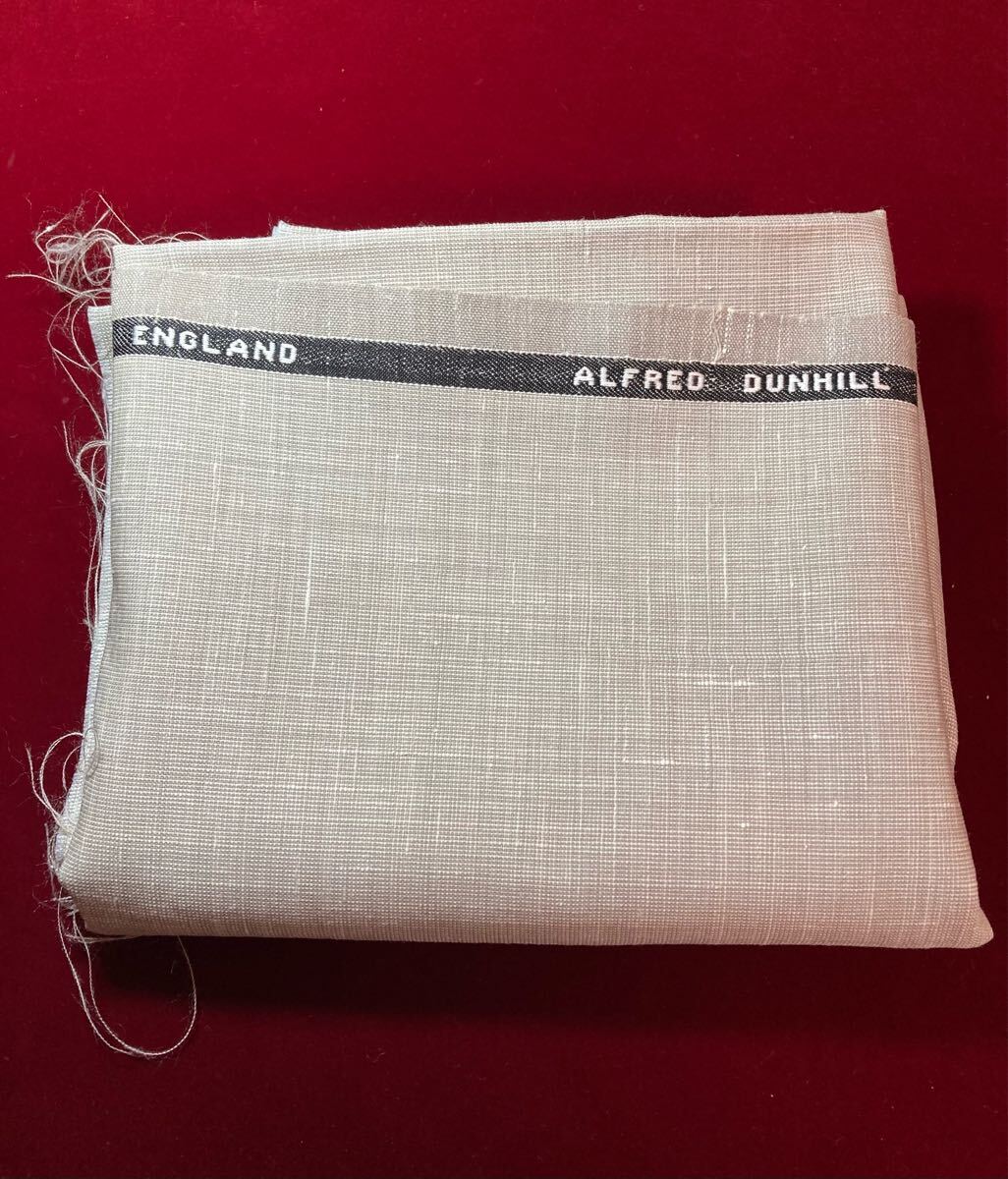 ALFRED DUNHILL LTD-FINEST WORSTED & MOHAIR MADE IN ENGLAND 生地 布地拍卖