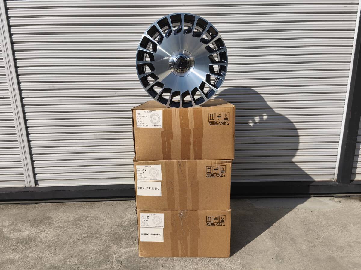 メルセデス ベンツ W222 Sクラス マイバッハ MAYBACH 仕様 20インチ 8.5J ET38 9.5J ET45 PCD112 5穴 66.6 社外 鍛造 アルミ ホイール 4本拍卖