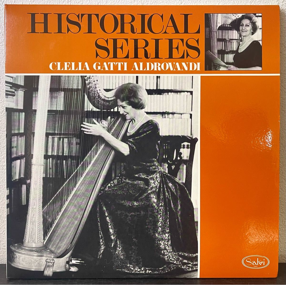 ca01◎美品★伊盤 Historical Series/CLELIA GATTI ALDROVANDI 2LPレコード(2枚組) クレリア・アルドロヴァンディ・ガッティ/ハープ奏者拍卖