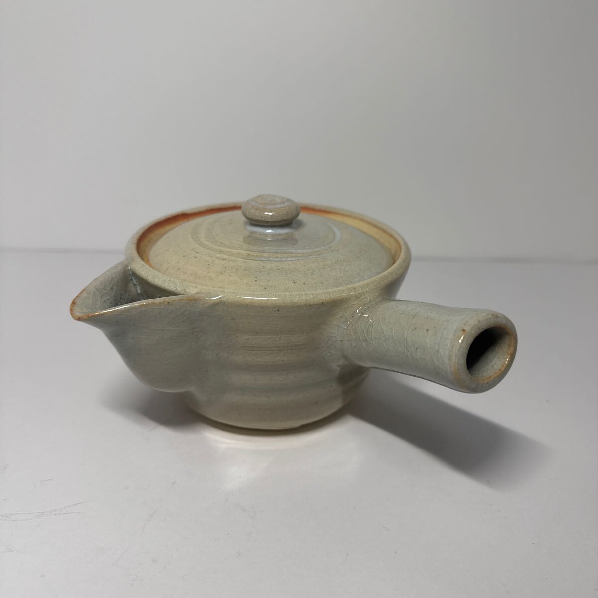 初出し品 萩焼  急須  横手急須  煎茶道具  茶道具  茶器 ★広島発送★拍卖