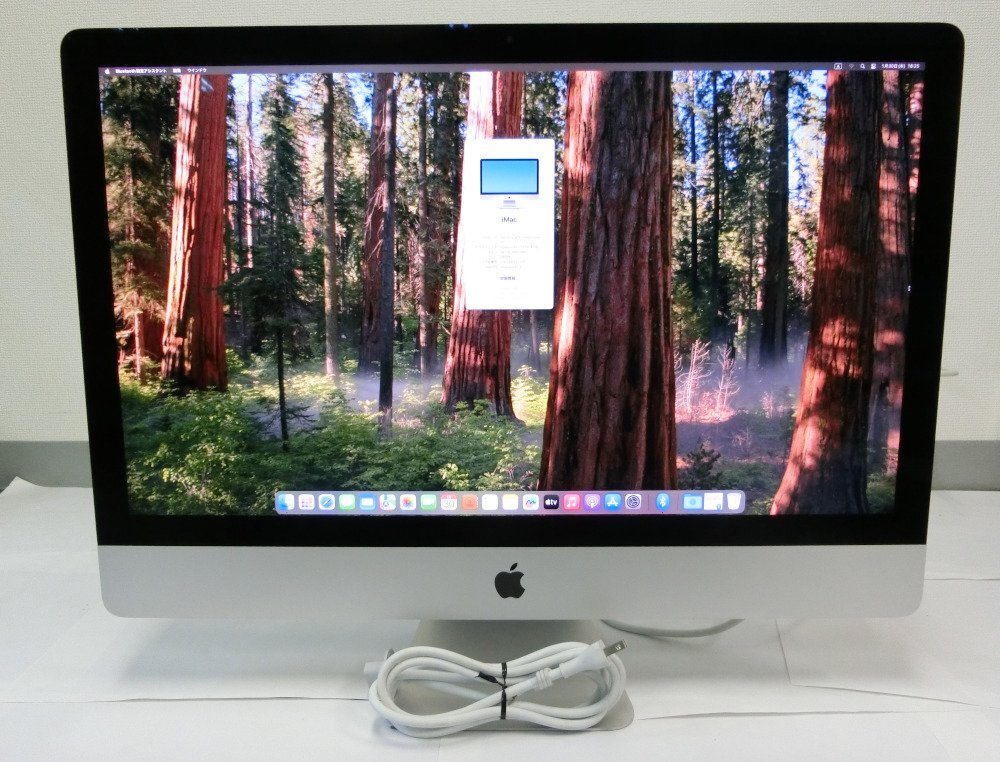 Apple iMac Retina 5K 27inch 2019 Core i9-9900K 3.6GHz 16GB 28GB+1TB(Fusion Drive) Radeon Pro 575X macOS Sequoia拍卖