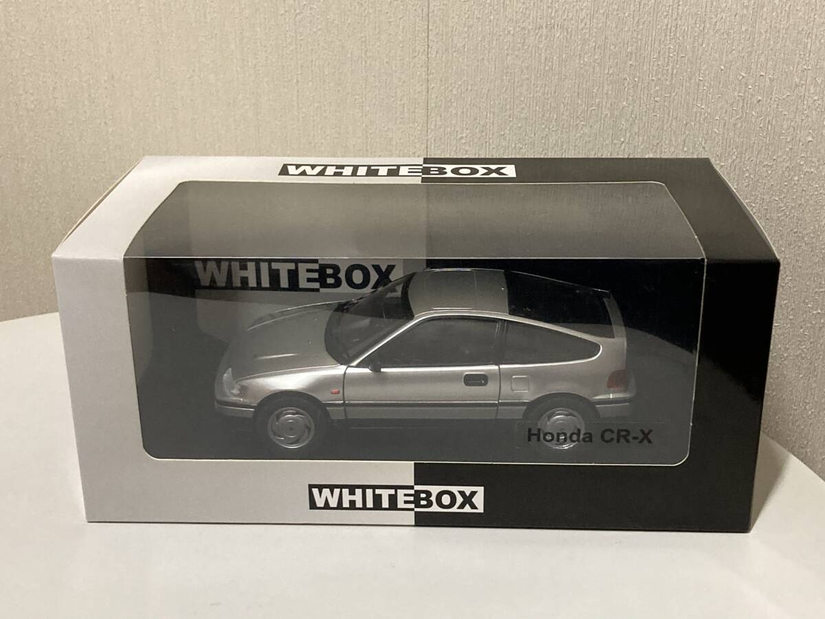送料無料 ホンダCR-X WHITEBOX 1/24 Mini Car Honda CR-X (Silver) ミニカー拍卖