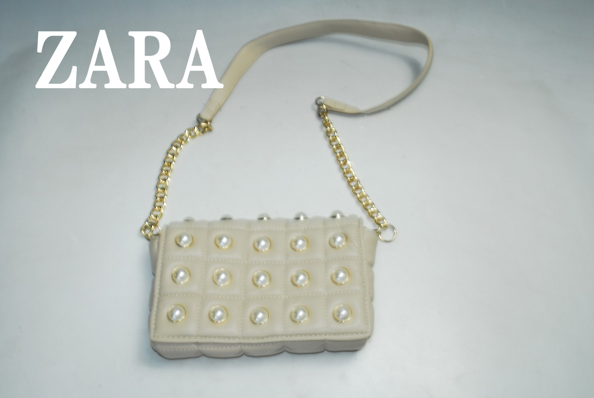 DSC5720/早い者勝ち!衝撃の最終価格!他でも出品中!★ザラ/ZARA/白/こだわりの逸品!傑作ベストセラー!ショルダー・バッグ拍卖