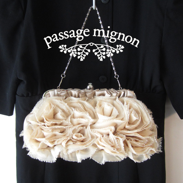 美品 passage mignon/セラビ★ パーティーバッグ拍卖