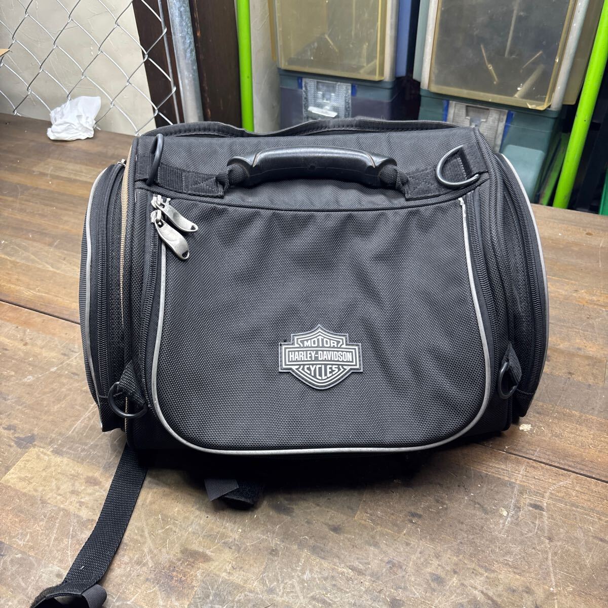 ハーレー ツーリングバッグ 純正 ツーリングラゲッジコレクション 使用感あり拍卖
