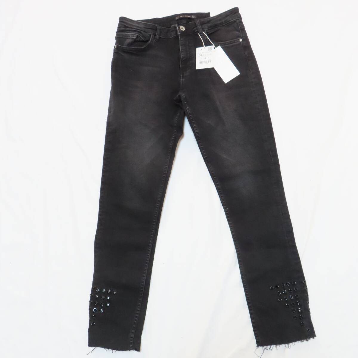 即決 未使用 ZARA ストレッチ ジーパン レディース ウェスト約 73cm拍卖