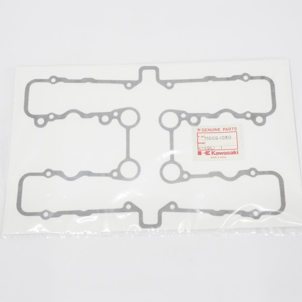 現品限り カワサキ純正 シリンダヘッドカバー ガスケット Z750FX I型用 Z750-D2/3 11060-1581 11009-1050拍卖
