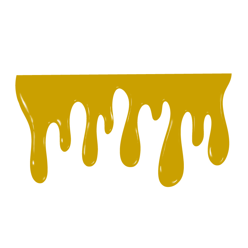 液体 ステッカー 1枚 金 インク インクスプラッシュ 液だれ風 垂れてる風 液だれ スプラッシュ 防水 屋外 おもしろ だまし絵拍卖