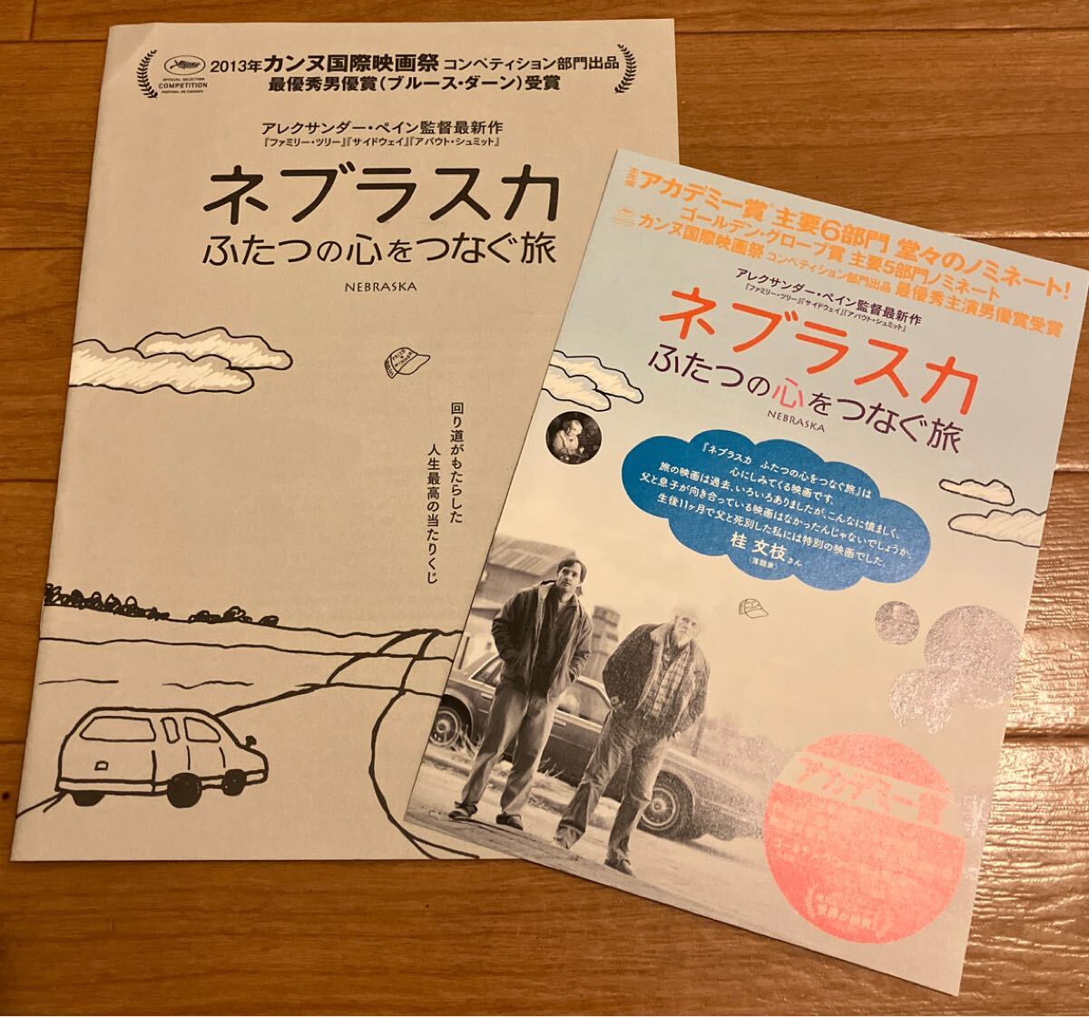 プレスシート「ネブラスカ ふたつの心をつなぐ旅」アレキサンダー・ペイン監督作 チラシ 映画拍卖