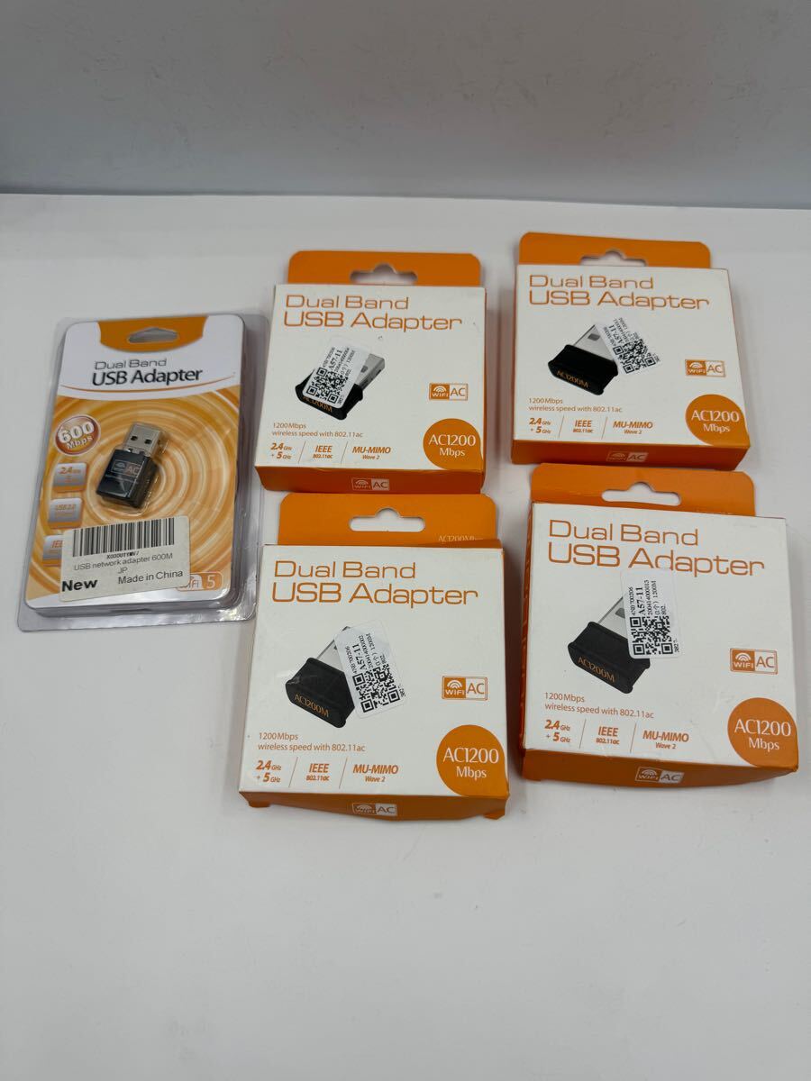 S2345) 新品 USB Wi-Fi アダプタ DualBand デュアル バンド ワイヤレス 無線LAN拍卖