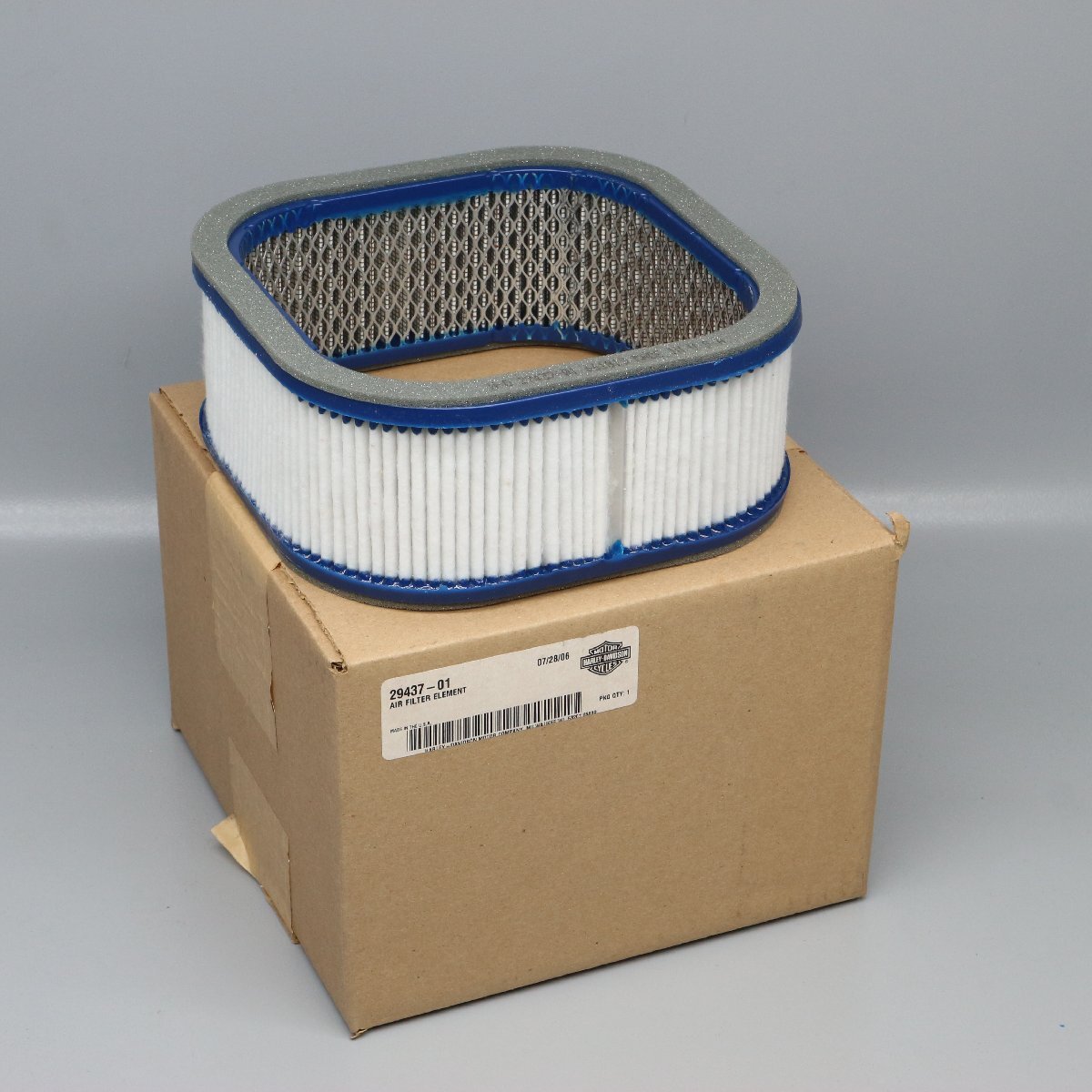 未使用 ハーレー 純正 エアクリーナー エレメント 29437-01 / V-ROD Vロッド 250107DN0095拍卖