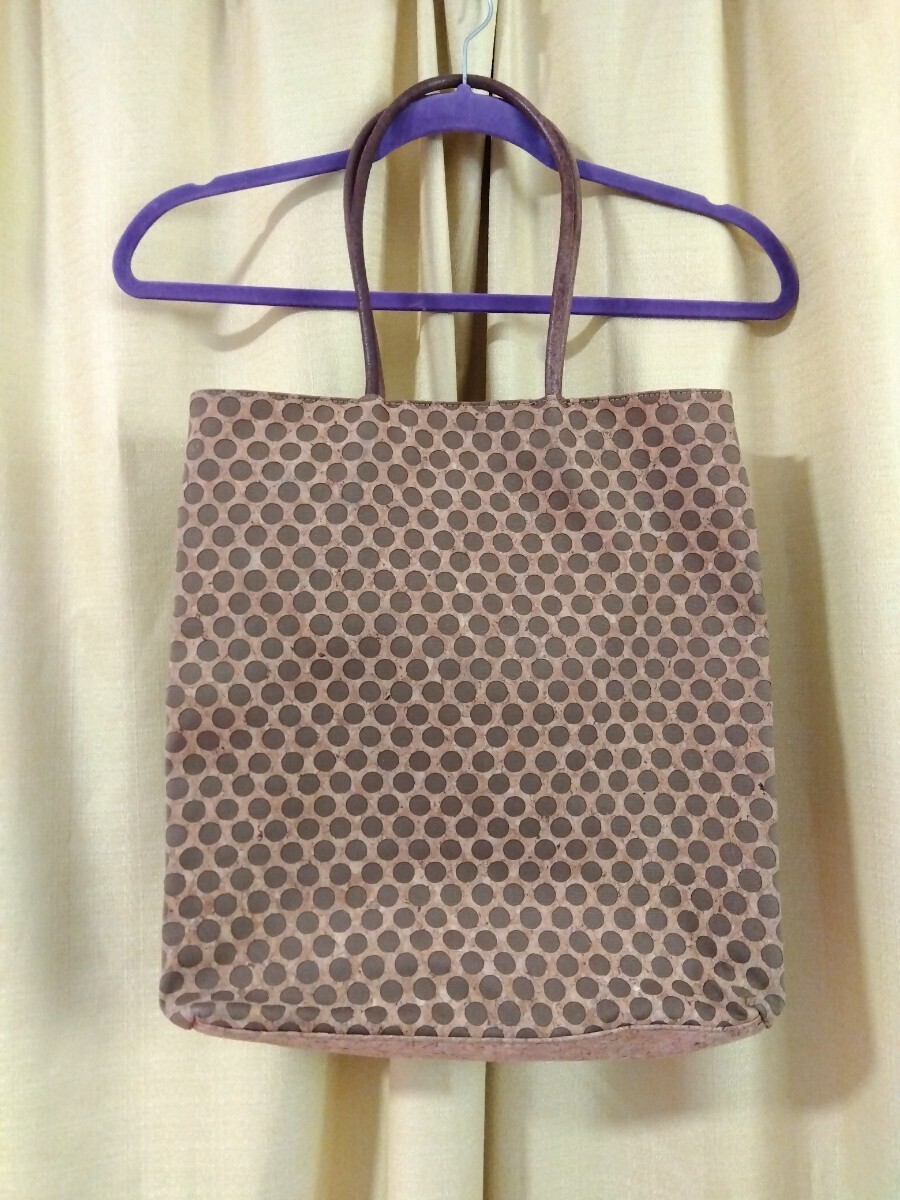 【美品】希少なデザイン、イタリア製、コルク、トートバッグ、素人採寸ですが縦:35cm横:34cmまち:10.5cm、SARA VALENTE、長期保管品拍卖