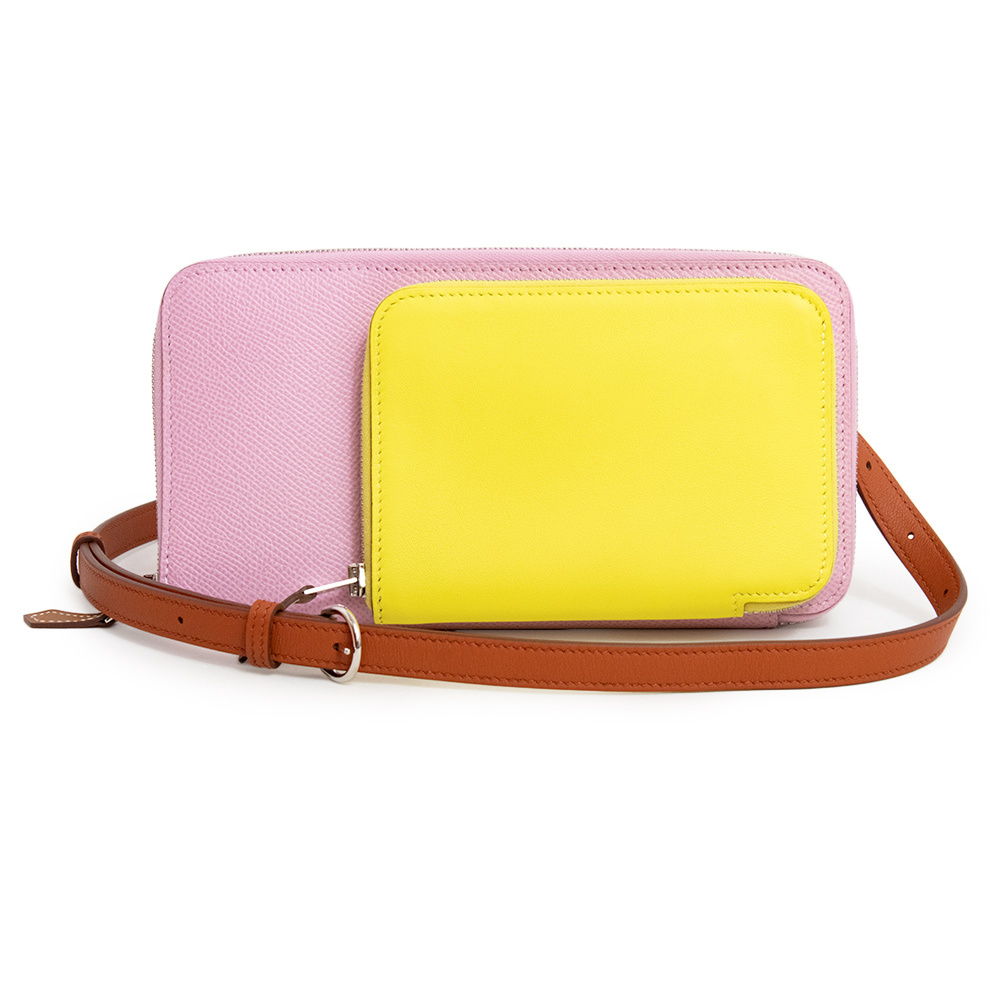 (新品・未使用品)エルメス HERMES ヌーヴォー トゥー ゴー ジップ ショルダー 長財布 エプソン スイフト モーヴシルベストル U刻印拍卖