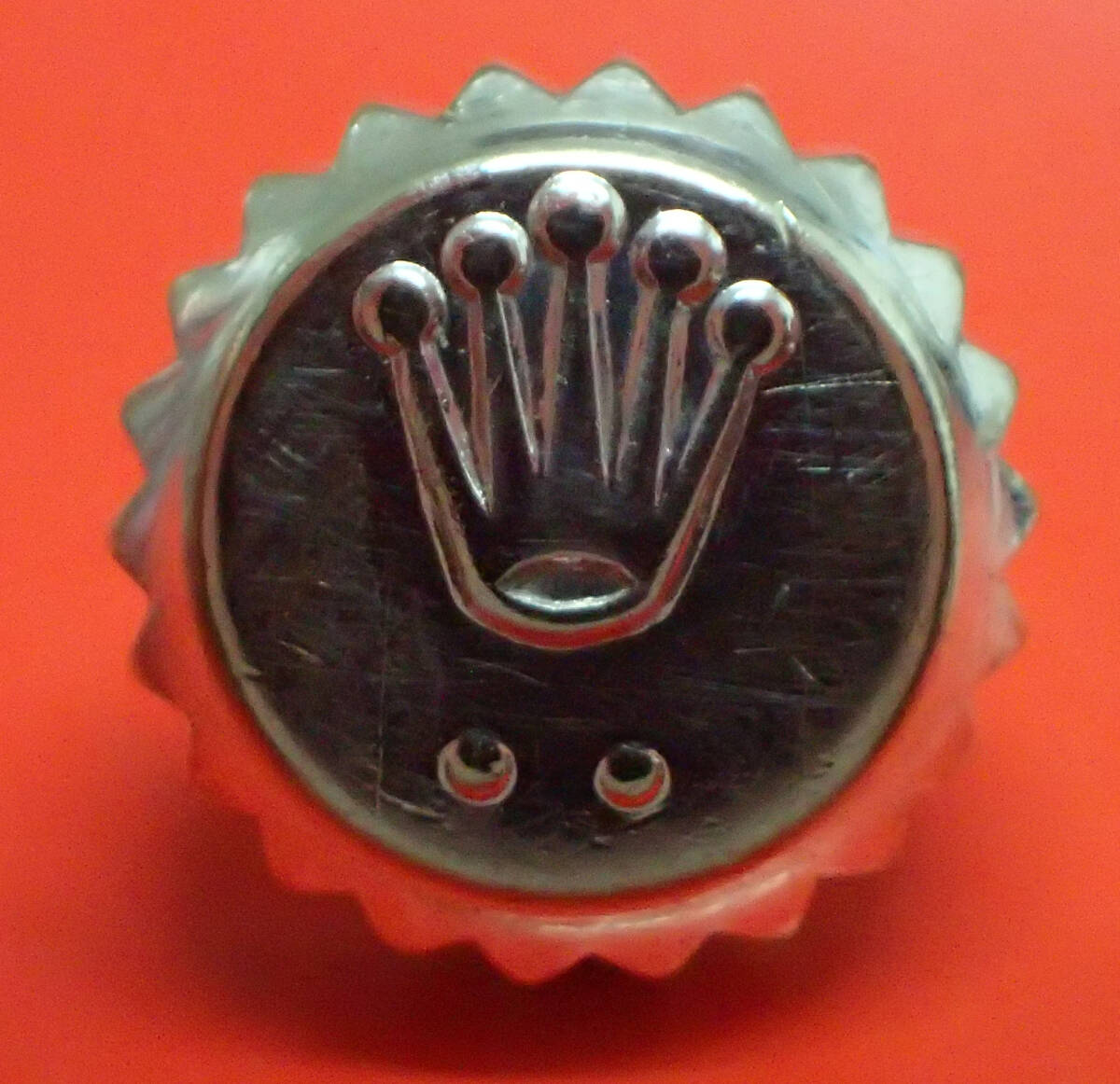 ROLEX ロレックス 純正 603-9 ホワイトゴールド リューズ 6mm Day Date 18239 18249 18349 18389【1N】拍卖