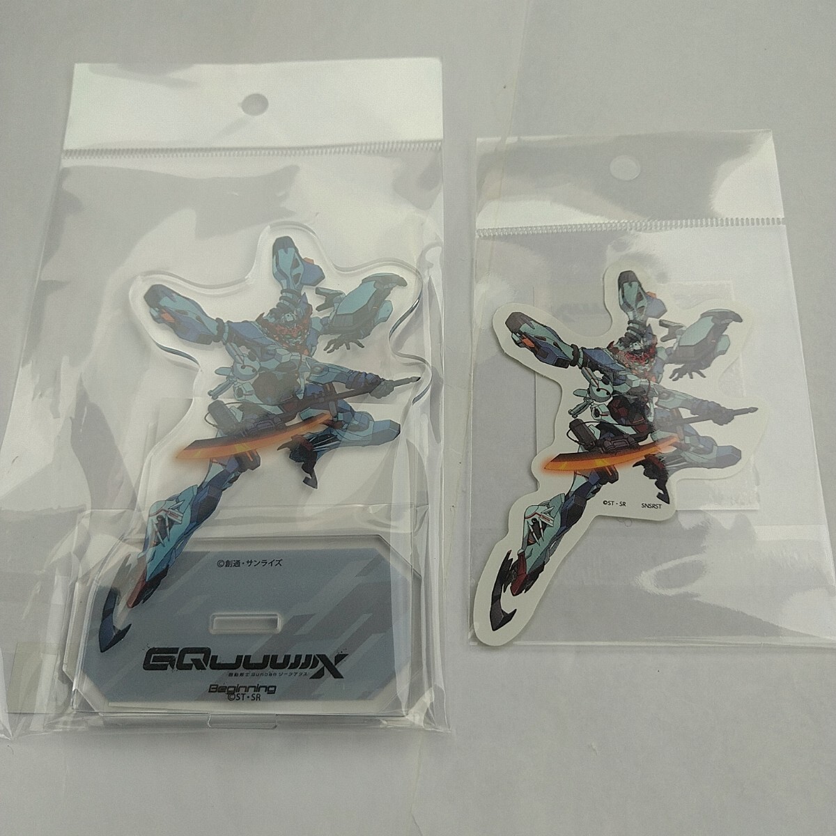 新品 匿名発送 送料無料 最安値 劇場版 機動戦士ガンダム ジークアクス アクリルスタンド ステッカー 2種セット拍卖