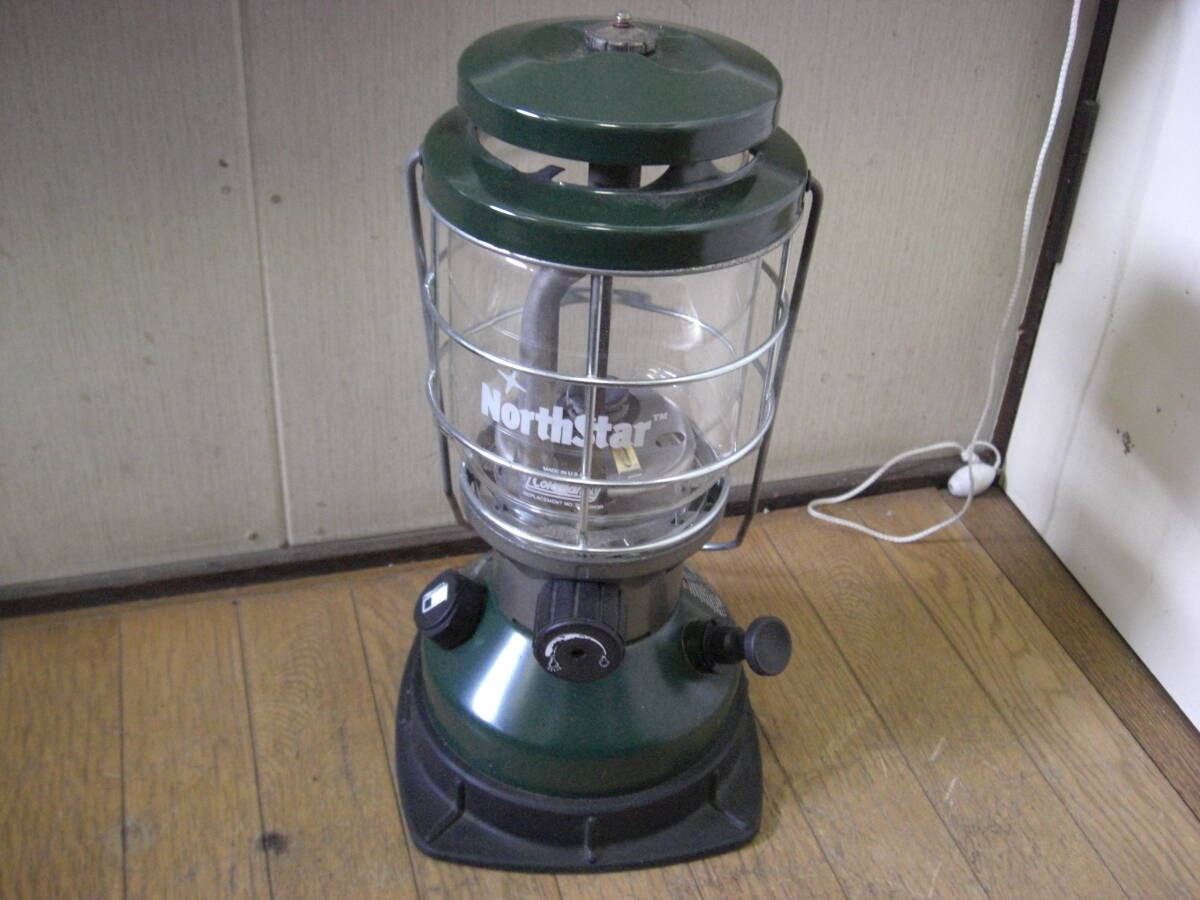 ◇中古 レトロ Coleman コールマン ランタン NorthStar 2000 ノーススター 97年2月 シングルマントル 点火確認済み マントル無拍卖