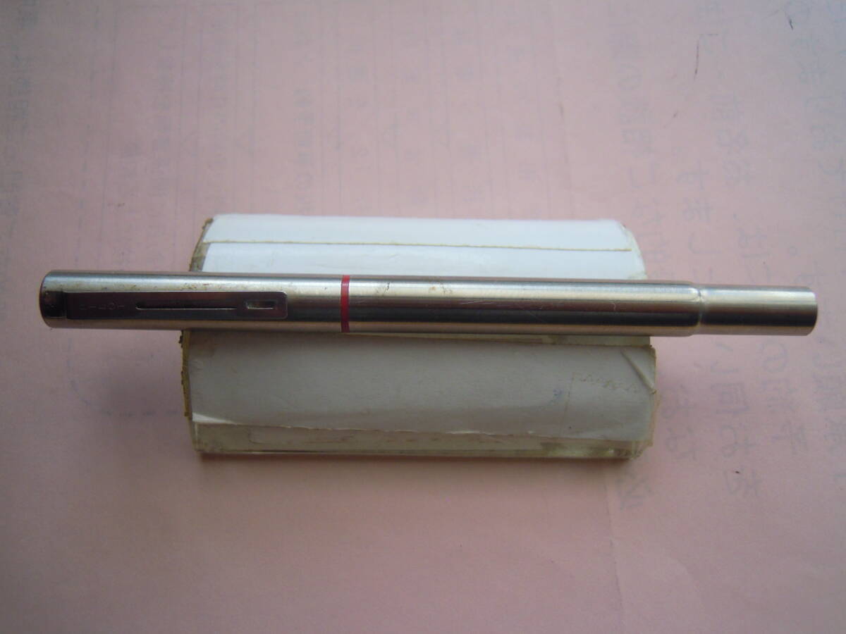 ⑦ PILOT パイロット  ステンレスレッド ショート万年筆  ペン先 <F>拍卖