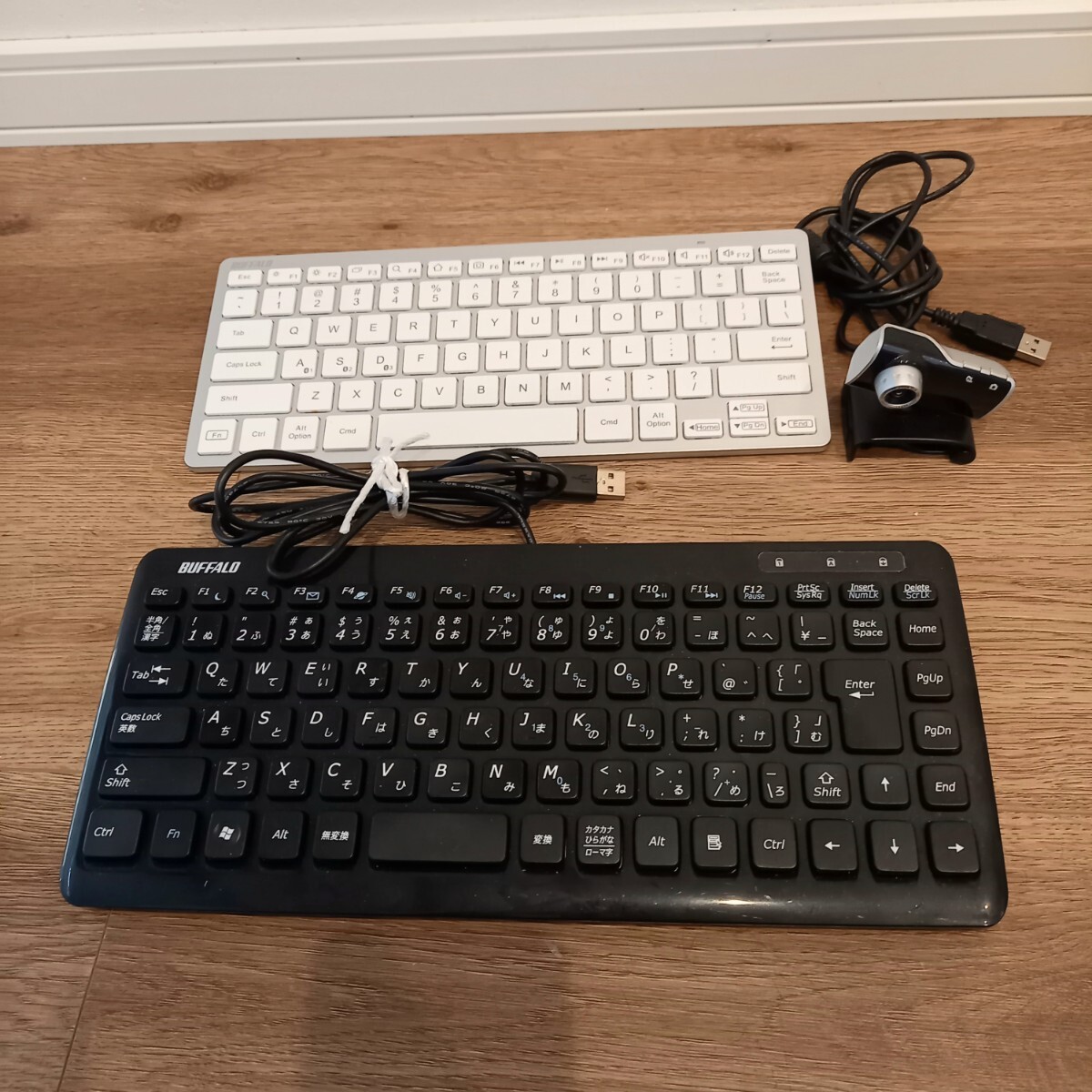 バッファロー USB接続キーボード BSKBU05/Bluetooth5.0対応 キーボード BSKBB335/ウェブカメラ まとめて 中古現状品 k2010拍卖