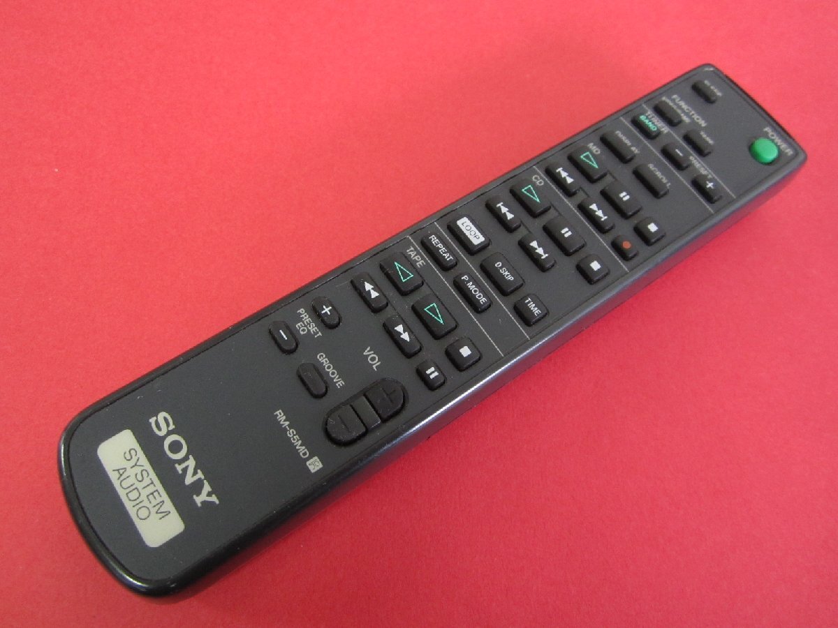 HRX-3■SONY 電池蓋の爪折れ (DHC-MD5 HCD-MD5 用) CD/MD コンポ オーディオリモコン RM-S5MD 動作保証拍卖