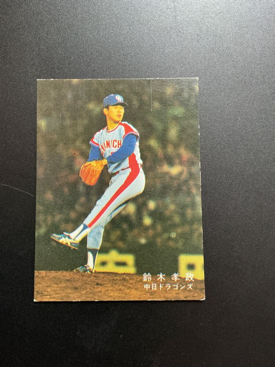 カルビー プロ野球カード 78年 鈴木孝政 オールスター 出場拍卖