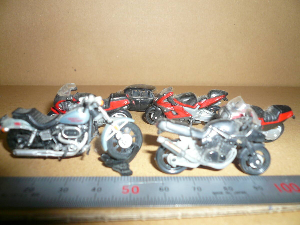 ハーレーダビッドソン1台 スズキ4台 トヨタ1台 6台セット ショベル 油冷カタナGSX1100SヨシムラGSX1300RGSX1100R クラウン 観音 拍卖