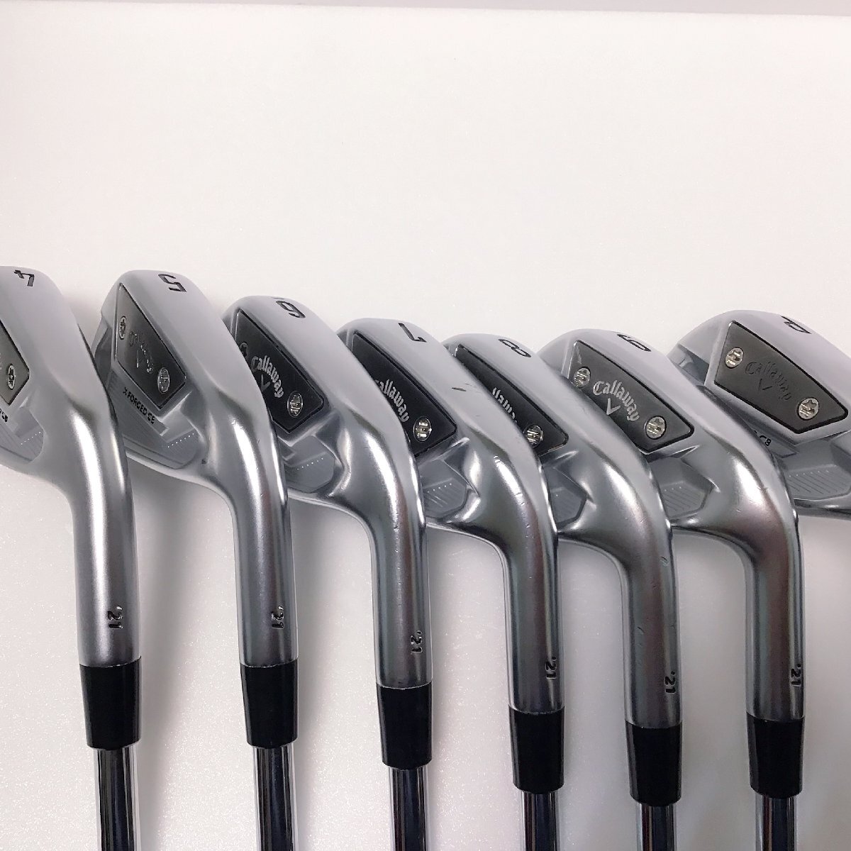 ツアー支給 TC刻印 キャロウェイ X FORGED CB 2021 4~PW 7本セット ツアーイシュー ウェイトロック拍卖
