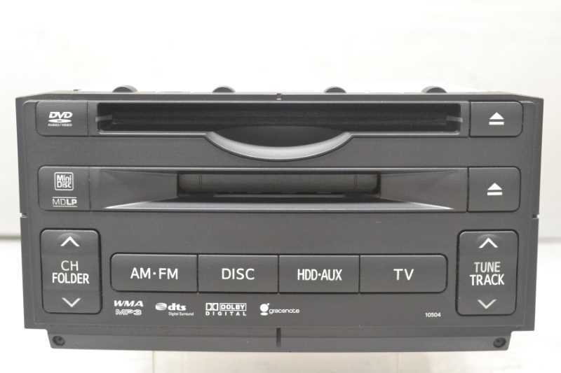 クラウン アスリート 前期(GRS204) 純正 CD/MD/DVD オーディオデッキ CD DVD MD 86120-30J32 86120-30J32 k088447拍卖