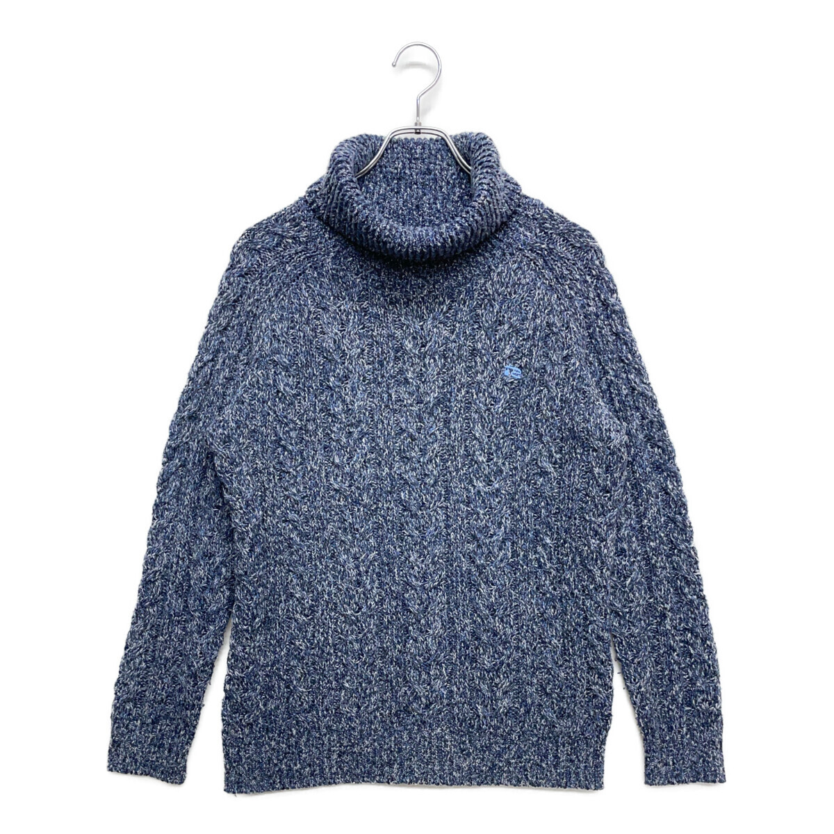 coco 中古【値下げ】 ロサーセン ROSASEN レディース セーター 42(L) 紺系 ネイビー タートルネック K6177拍卖