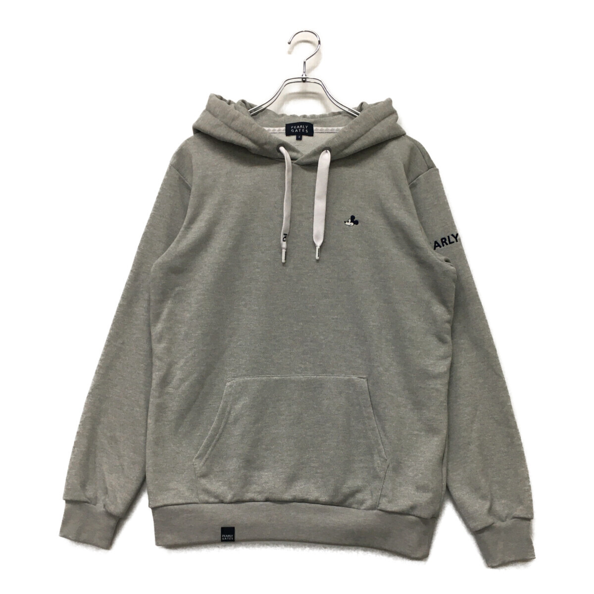 coco 中古【値下げ】パーリーゲイツ PEARLY GATES メンズ パーカー 4(M) グレー ディズニーコラボ ミッキーマウス 2023年モデル K4007拍卖