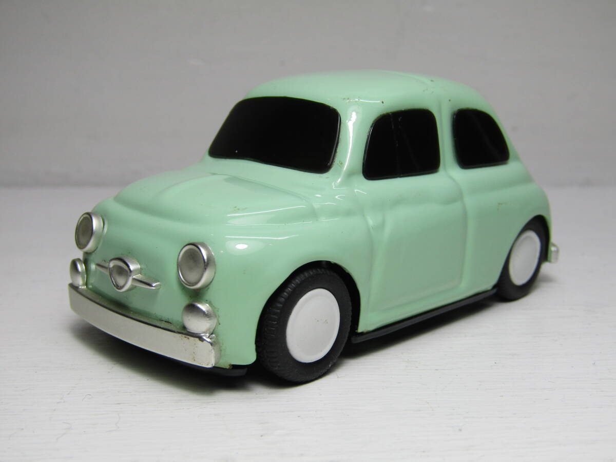 FIAT500 フィアット 500 ミッレ ミリア ブリキ Made in Japan 日本製 REAC JAPAN Mille Miglia 当時物 イタリア名車 ライム グリーン 若草拍卖