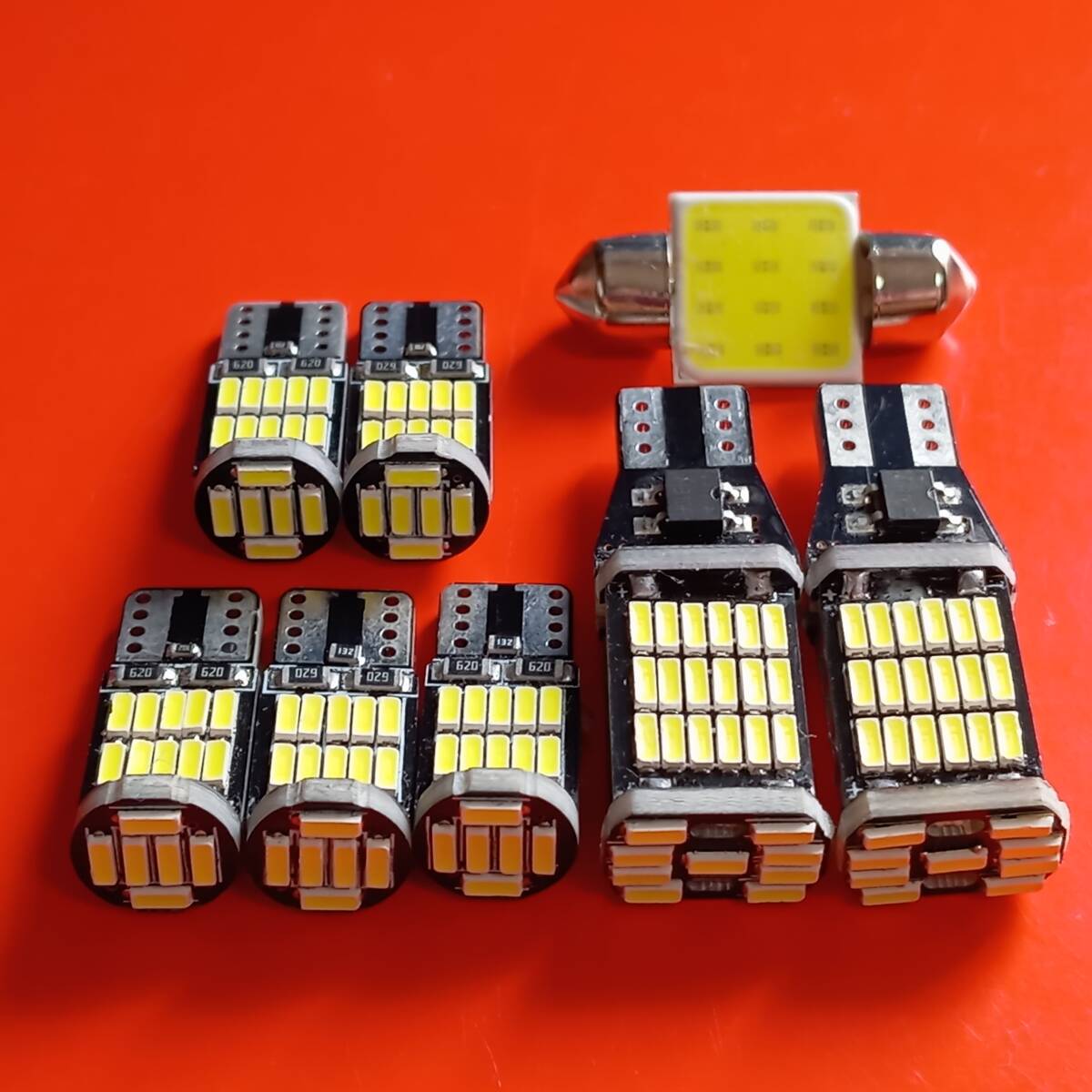 LA600S LA610S タント カスタム 超爆光!T10 LED ルームランプ バックランプ ナンバー灯 8個セット ホワイト ダイハツ /45/t31/26/拍卖