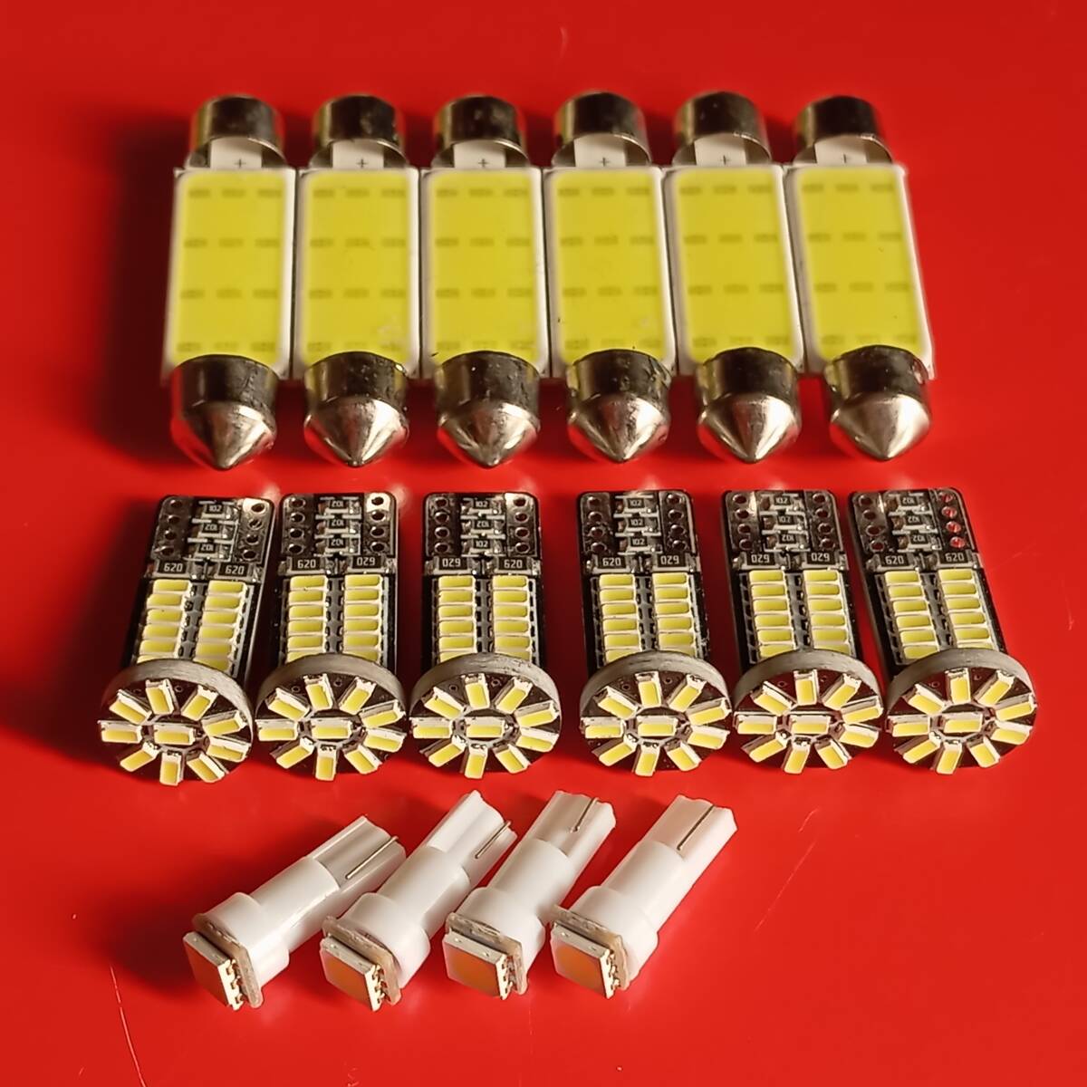 ハマー(HUMMER) H2 サンルーフ車 爆光 T10 LED ルームランプ キャンセラー内蔵 16点セット ホワイト /34/t5/t42拍卖