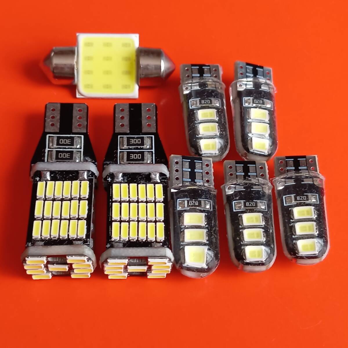 爆光8個セット! DR17V NV100 クリッパー T10 LED ルームランプセット ポジション ナンバー灯 バックランプ ホワイト 日産 45/6/t31/拍卖