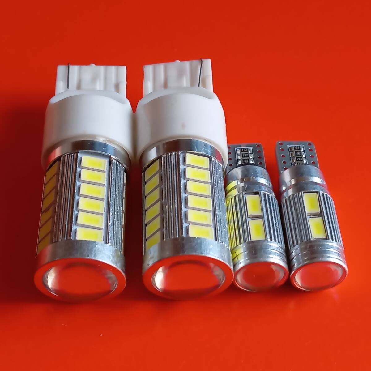 ZVW30 プリウス 爆光! バックランプ ポジション球 4個セット T10 LED ホワイト トヨタ /33/10拍卖