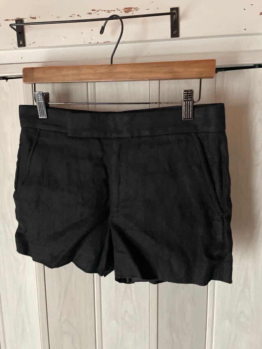 ◆RALPH LAUREN/ラルフローレン/黒のリネンショートパンツ◆o拍卖