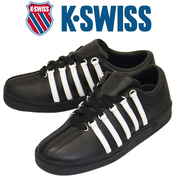 K-SWISS (ケースイス) 06322 2KSU-0088 CLASSIC クラシック 88 レザースニーカー Black x White KS087 US7.5-約25.5cm拍卖