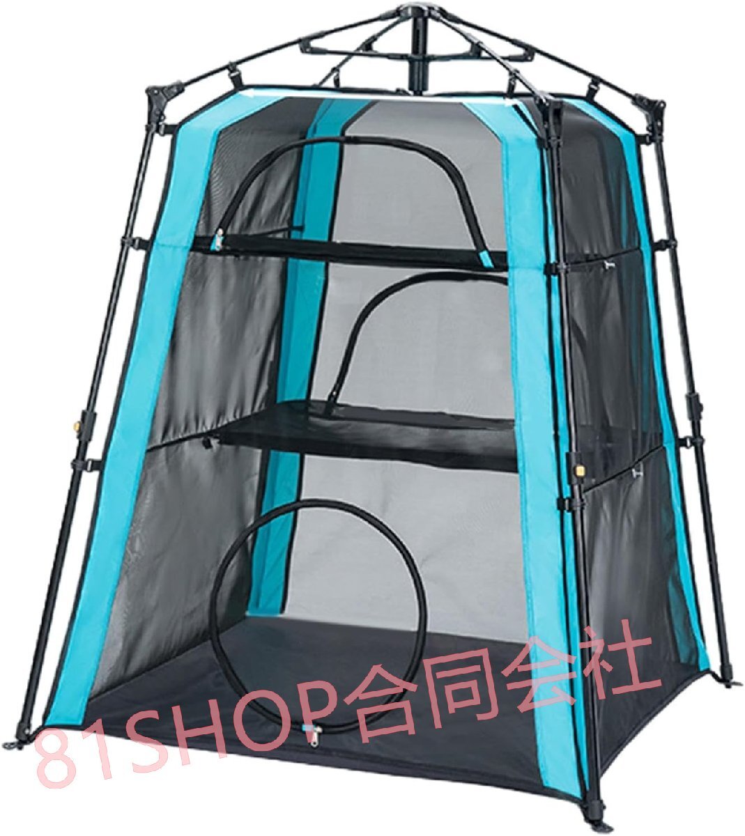 「81SHOP」猫用囲い 子猫用 猫タワーテント 3段 キャンプ用 猫ハウス 折りたたみ式 猫用プレイペン 3段 猫ケージ 小動物 子猫用拍卖