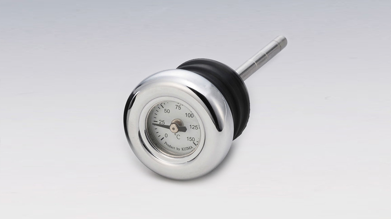 ソフテイル(00-)用 ディップスティック型油温計(クローム)_キジマ拍卖