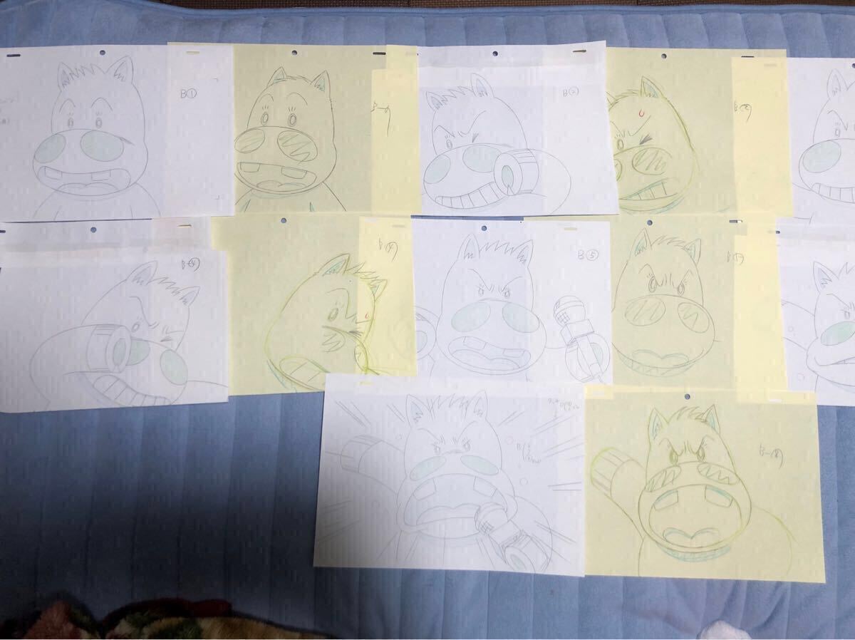 みどりのマキバオー 原画と修正画 14枚拍卖